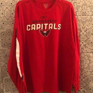REEBOK … WASHINGTON CAPS long sleeve tee